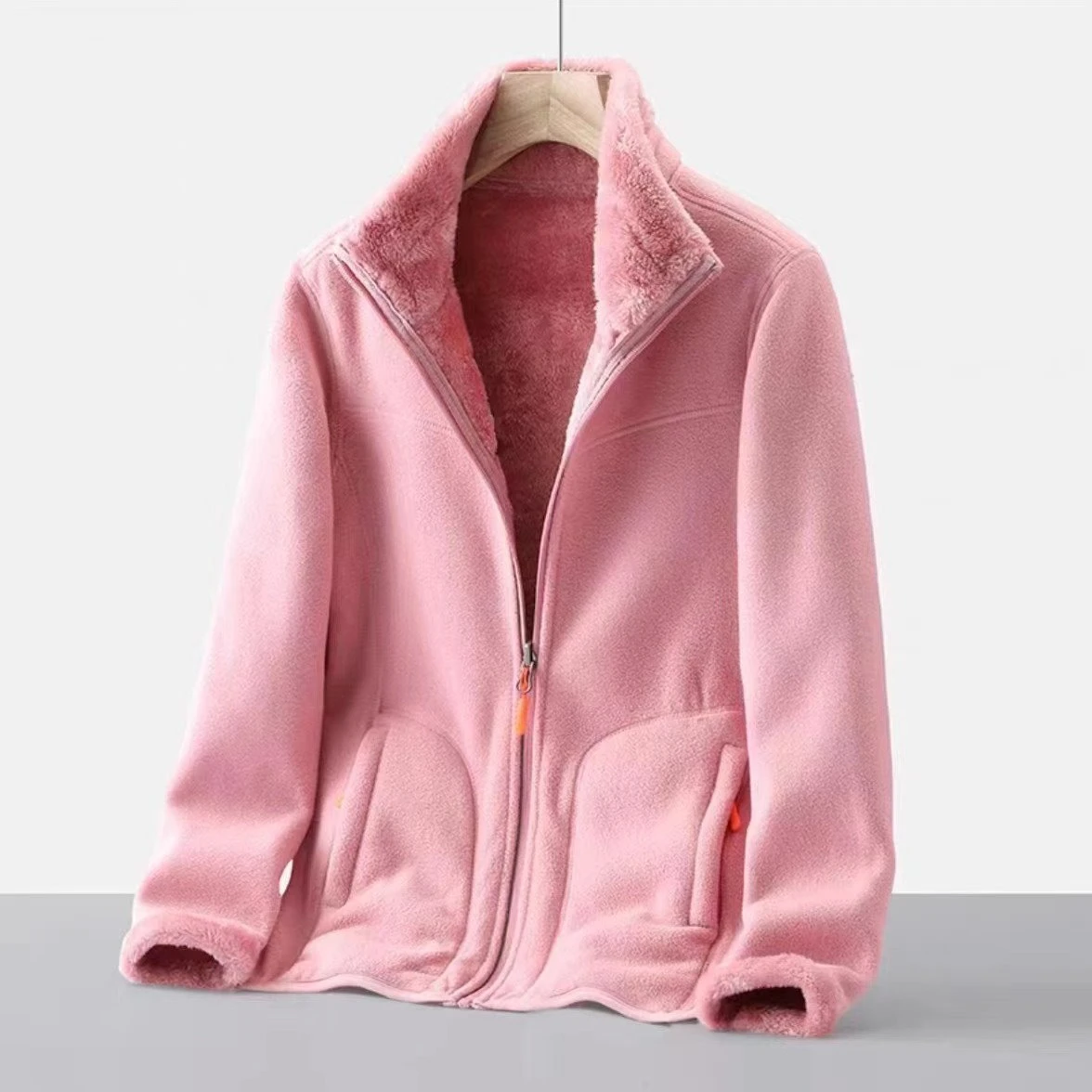 reversible bonded polar fleece jacket (6) reversible bonded polar fleece jacket (6)